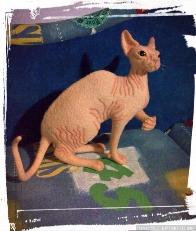 Сфинкс, авторская игрушка своими руками (фото 2)