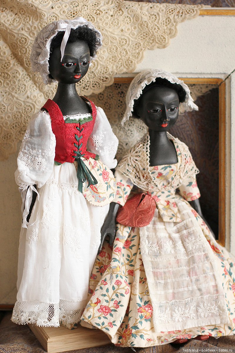 Queen Anne Style black Dolls, темнокожие куклы (фото 6)
