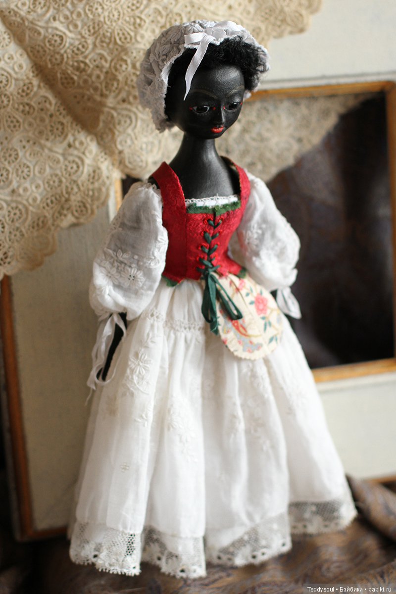 Queen Anne Style black Dolls, темнокожие куклы