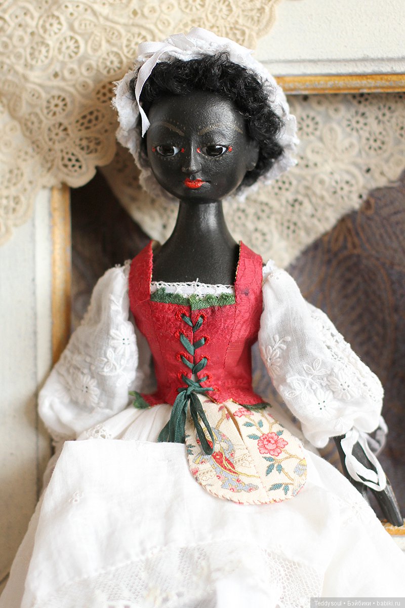 Queen Anne Style black Dolls, темнокожие куклы
