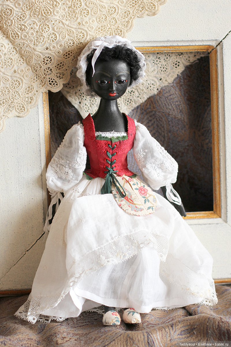 Queen Anne Style black Dolls, темнокожие куклы