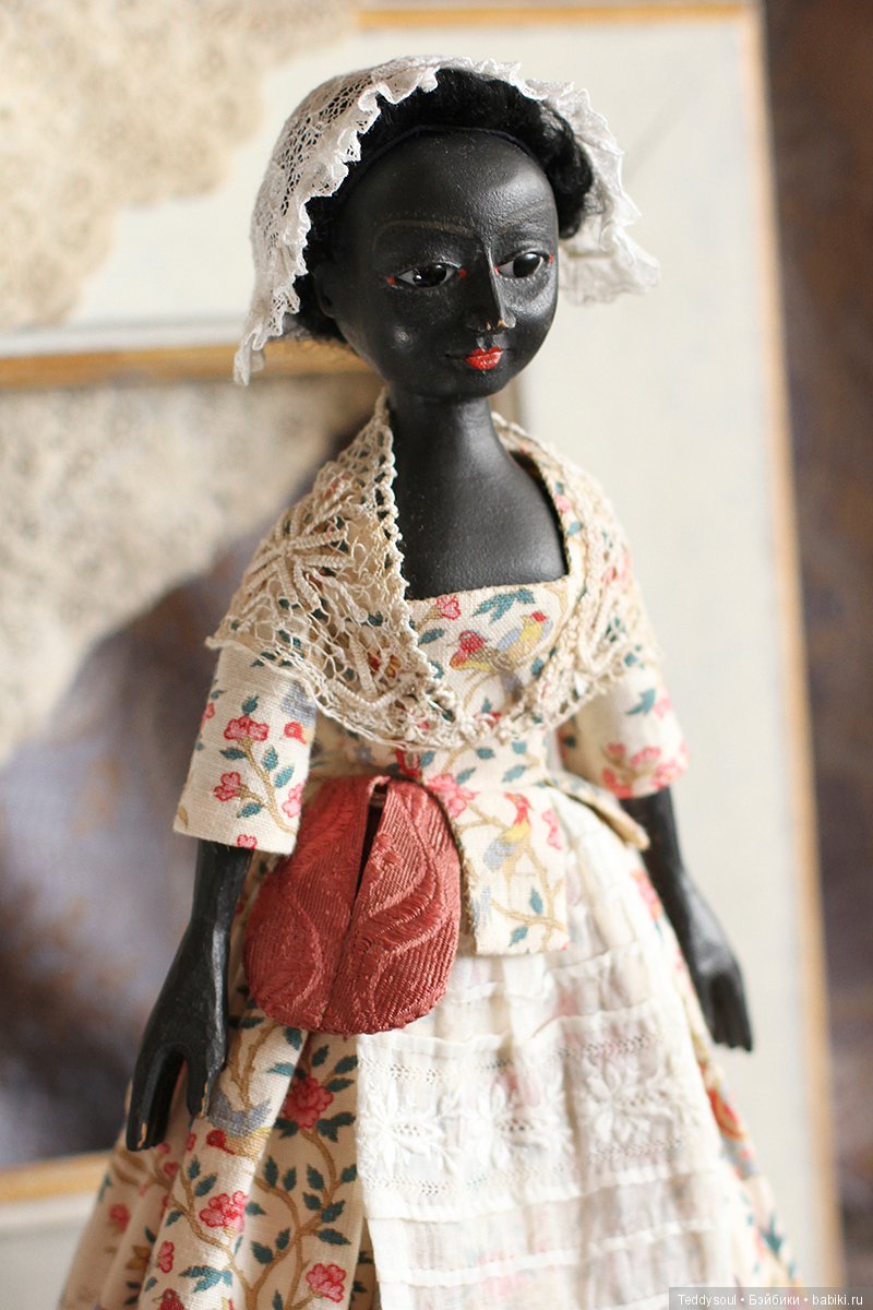 Queen Anne Style black Dolls, темнокожие куклы