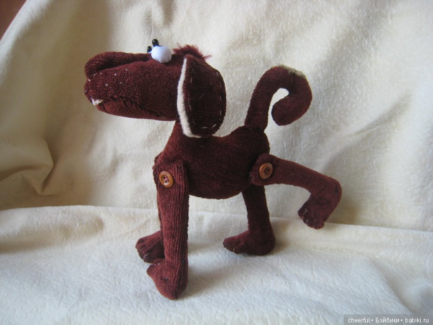 Собака-друг человека — Текстильные игрушки и примитивы: кофейные