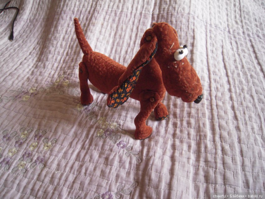 Собака-друг человека — Текстильные игрушки и примитивы: кофейные (фото 8)