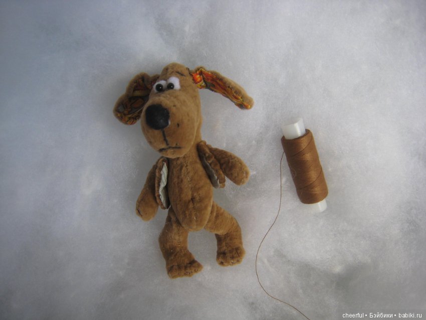 Собака-друг человека — Текстильные игрушки и примитивы: кофейные