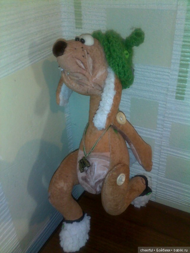 Собака-друг человека — Текстильные игрушки и примитивы: кофейные (фото 4)