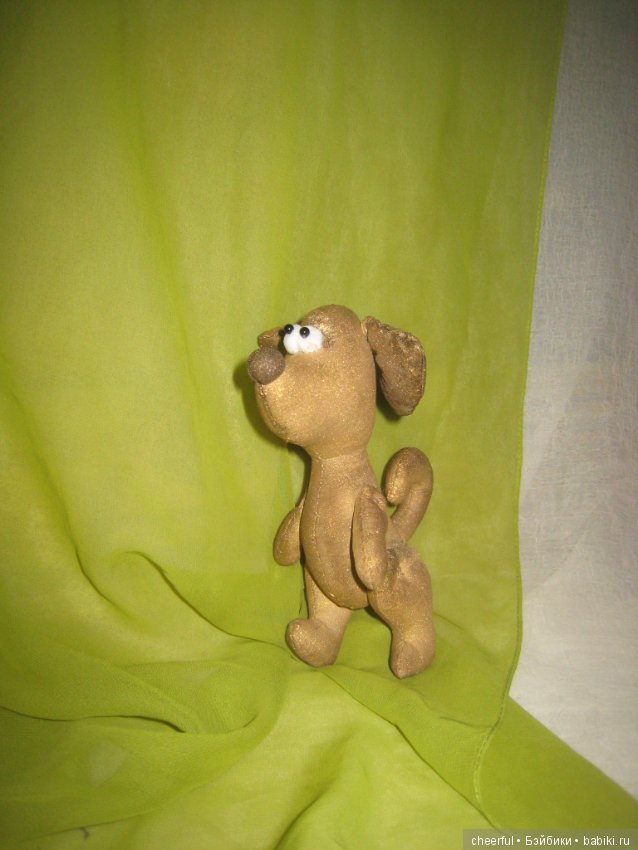 Собака-друг человека — Текстильные игрушки и примитивы: кофейные