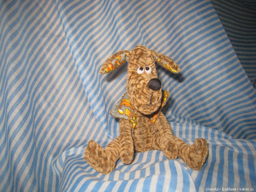 Собака-друг человека — Текстильные игрушки и примитивы: кофейные