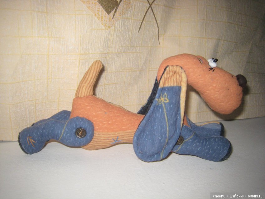 Собака-друг человека — Текстильные игрушки и примитивы: кофейные