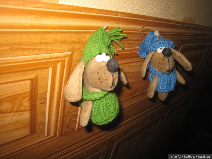 Собака-друг человека — Текстильные игрушки и примитивы: кофейные