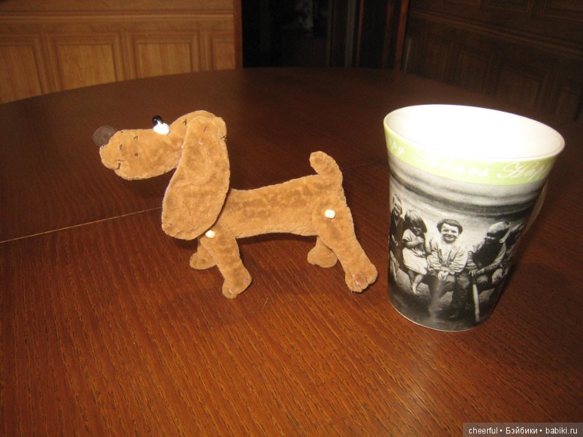 Собака-друг человека — Текстильные игрушки и примитивы: кофейные