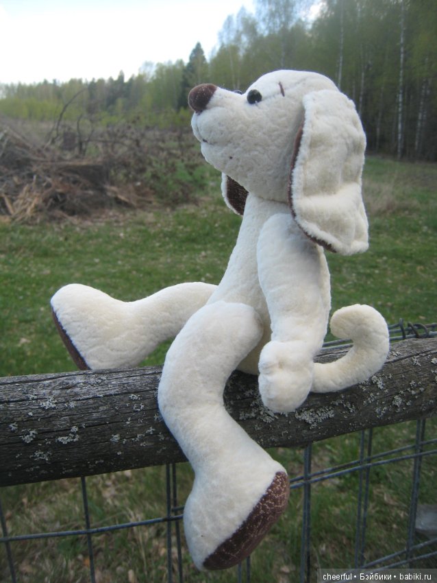 Собака-друг человека — Текстильные игрушки и примитивы: кофейные