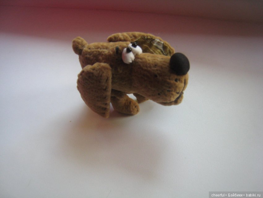 Собака-друг человека — Текстильные игрушки и примитивы: кофейные