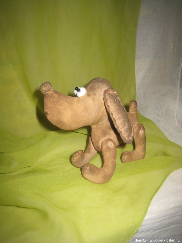 Собака-друг человека — Текстильные игрушки и примитивы: кофейные