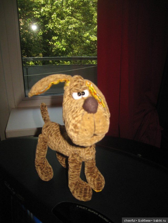 Собака-друг человека — Текстильные игрушки и примитивы: кофейные