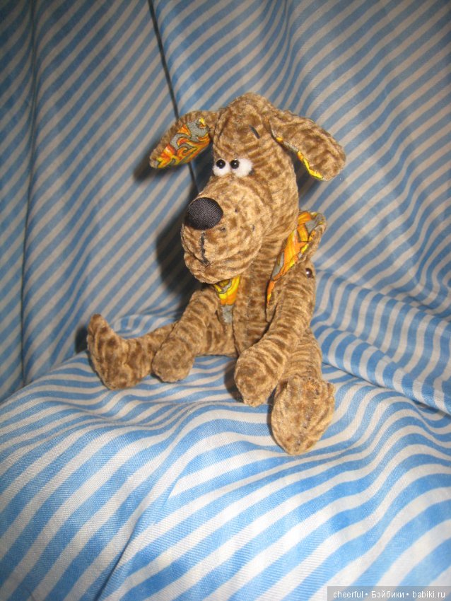 Собака-друг человека — Текстильные игрушки и примитивы: кофейные