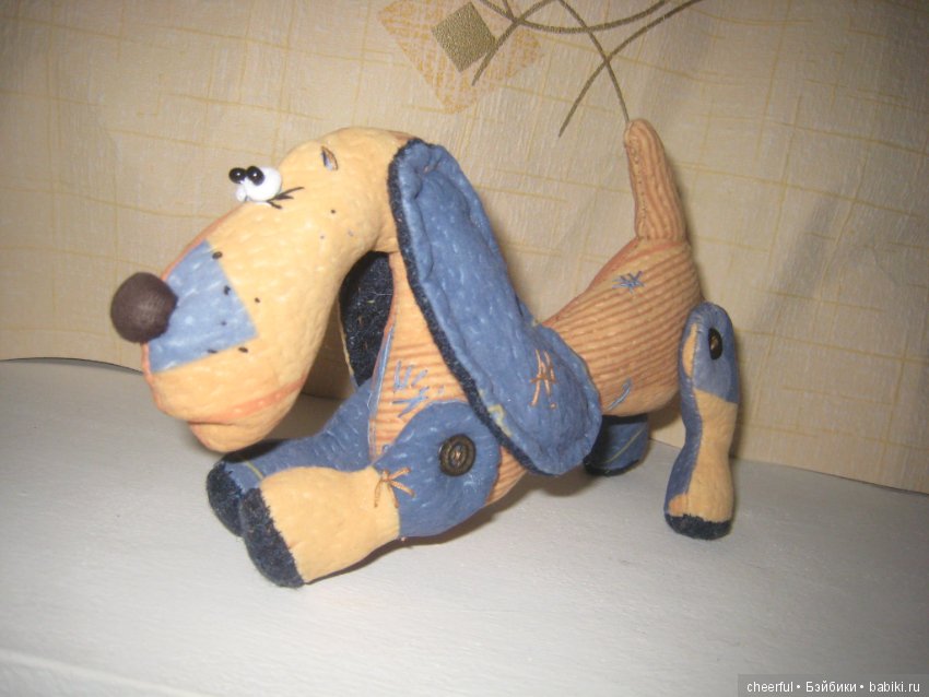 Собака-друг человека — Текстильные игрушки и примитивы: кофейные (фото 10)