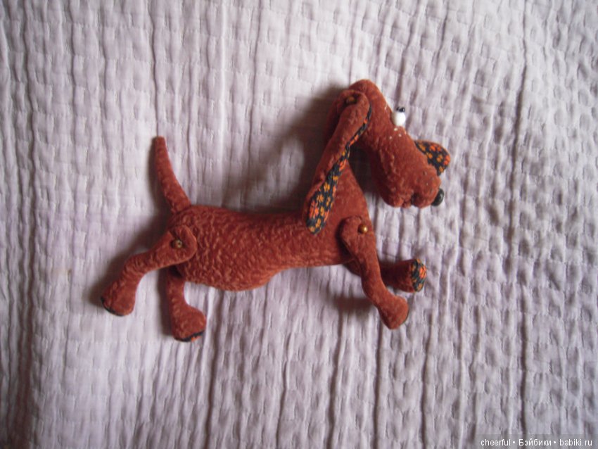 Собака-друг человека — Текстильные игрушки и примитивы: кофейные (фото 9)