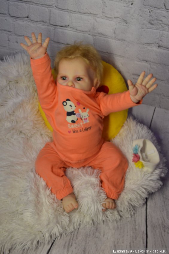 Куколка реборн Lilli-Marlaine by Sylvia Manning. Мастерская Людмилы Скрылёвой