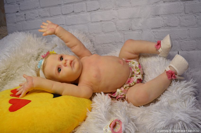 Куколка реборн Lilli-Marlaine by Sylvia Manning. Мастерская Людмилы Скрылёвой