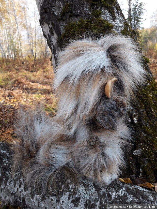 Вот такой Лохматыш — Игрушки в смешанной технике (мех и глина): Арт (фото 4)