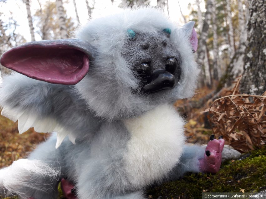 Трико — Игрушки в смешанной технике (мех и глина): Арт (фото 4)