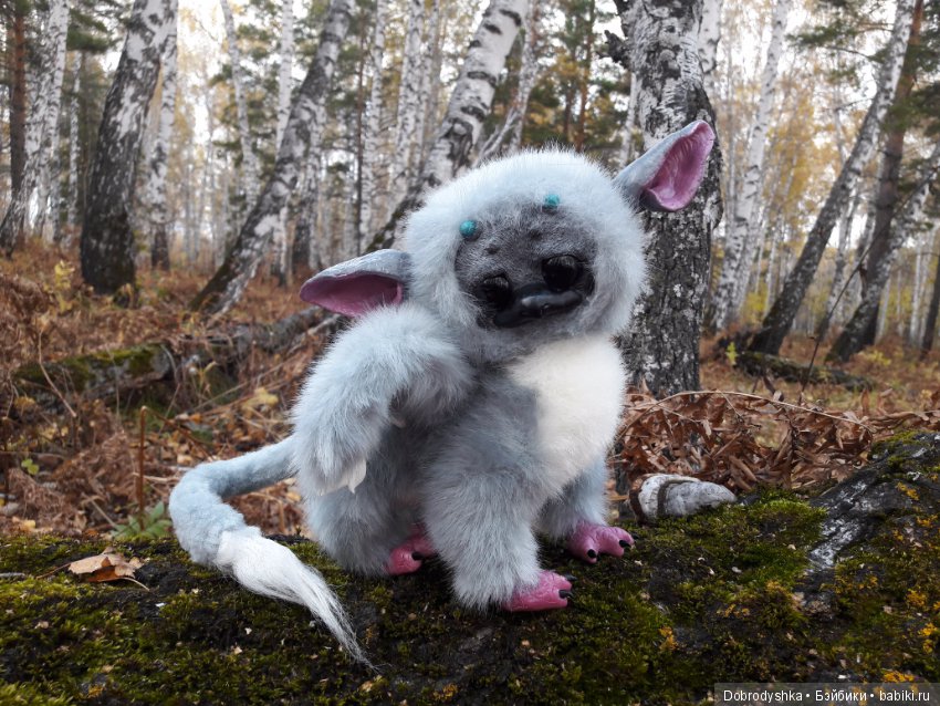 Трико — Игрушки в смешанной технике (мех и глина): Арт (фото 5)