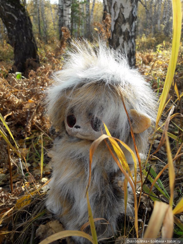 Вот такой Лохматыш — Игрушки в смешанной технике (мех и глина): Арт (фото 3)