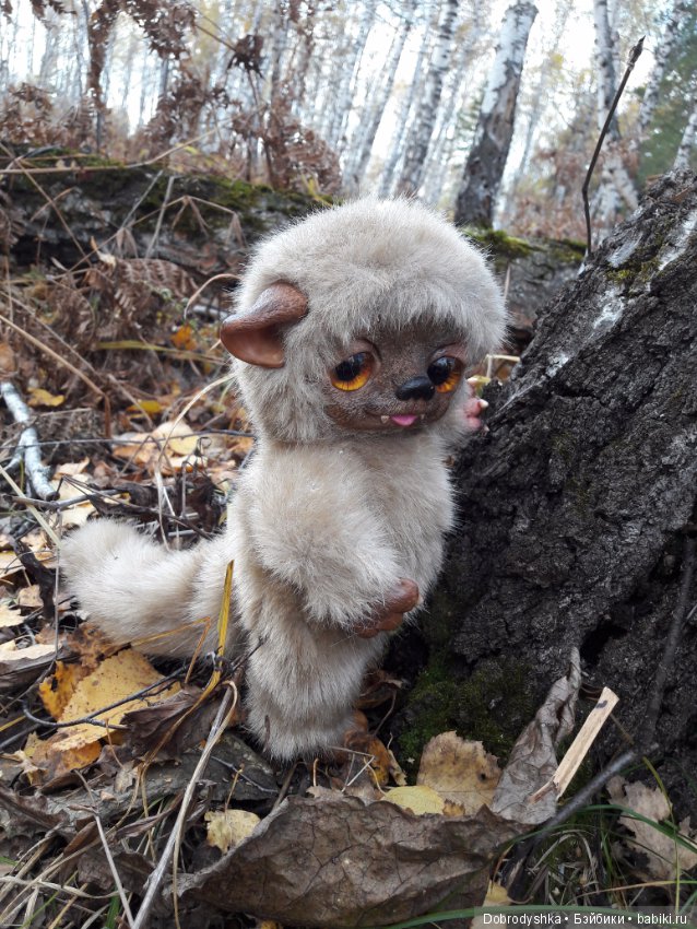 Вот и фоточки Волчонка — Игрушки в смешанной технике (мех и глина): Арт (фото 3)