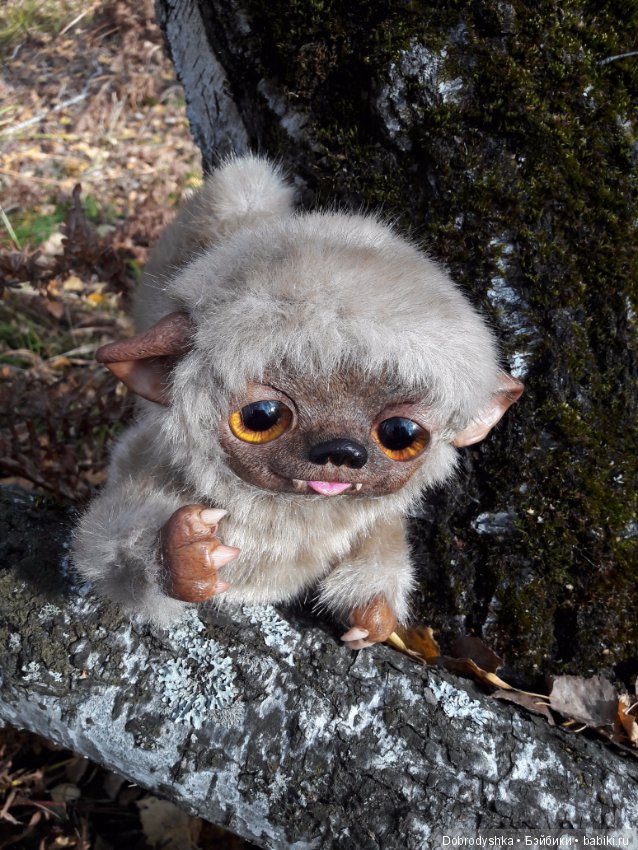 Вот и фоточки Волчонка — Игрушки в смешанной технике (мех и глина): Арт (фото 8)