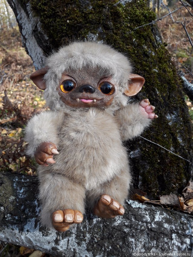 Вот и фоточки Волчонка — Игрушки в смешанной технике (мех и глина): Арт (фото 6)