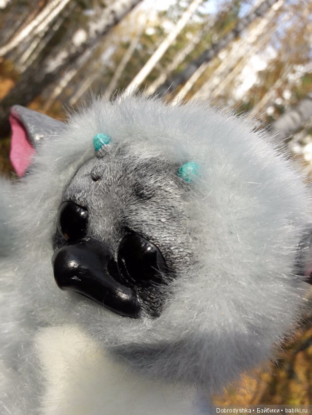 Трико — Игрушки в смешанной технике (мех и глина): Арт (фото 3)