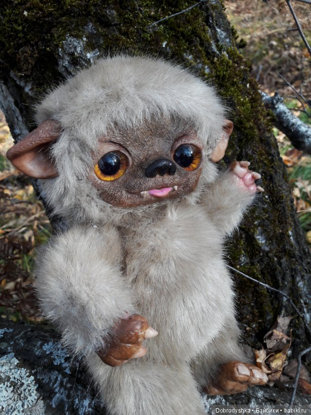 Вот и фоточки Волчонка — Игрушки в смешанной технике (мех и глина): Арт (фото 7)