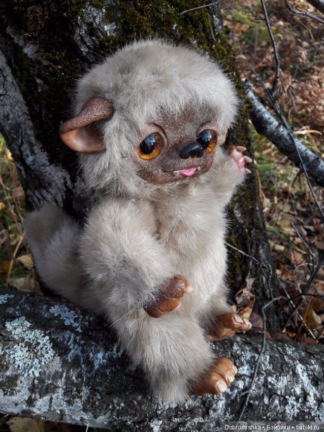 Вот и фоточки Волчонка — Игрушки в смешанной технике (мех и глина): Арт (фото 10)