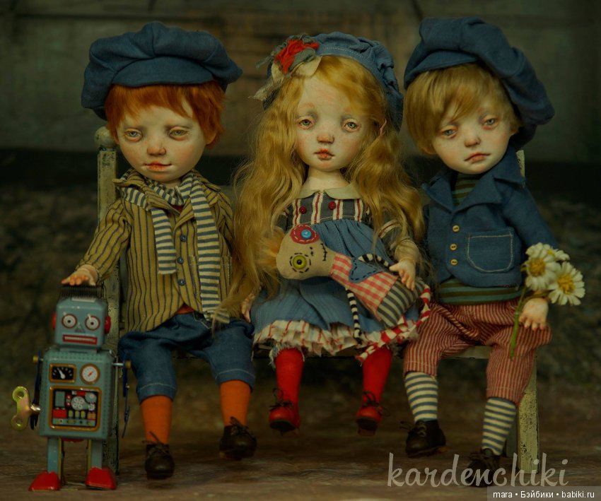 Новые девочки на выставку от Kardenchiki art dolls