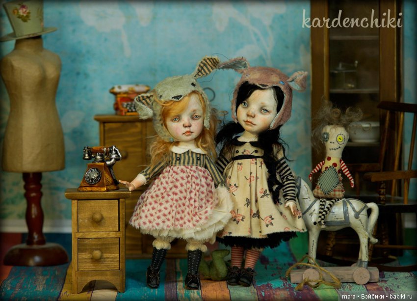 Новые девочки на выставку от Kardenchiki art dolls