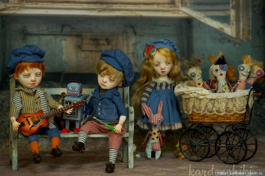Новые девочки на выставку от Kardenchiki art dolls