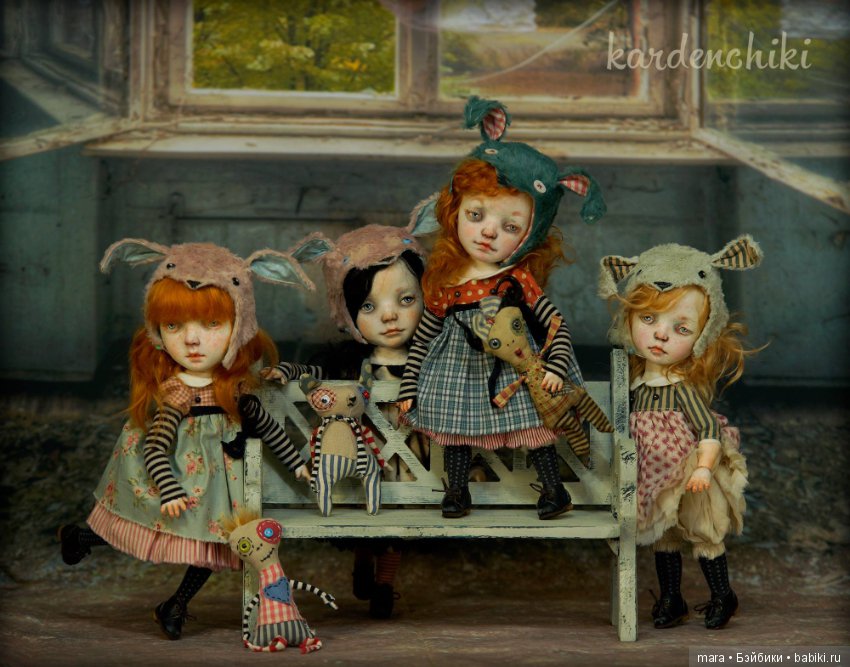 Новые девочки на выставку от Kardenchiki art dolls
