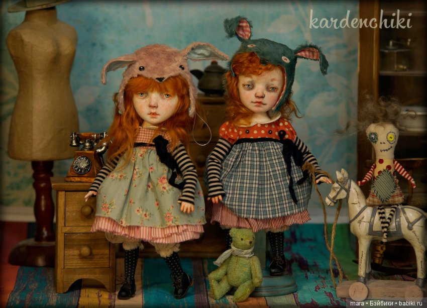 Новые девочки на выставку от Kardenchiki art dolls
