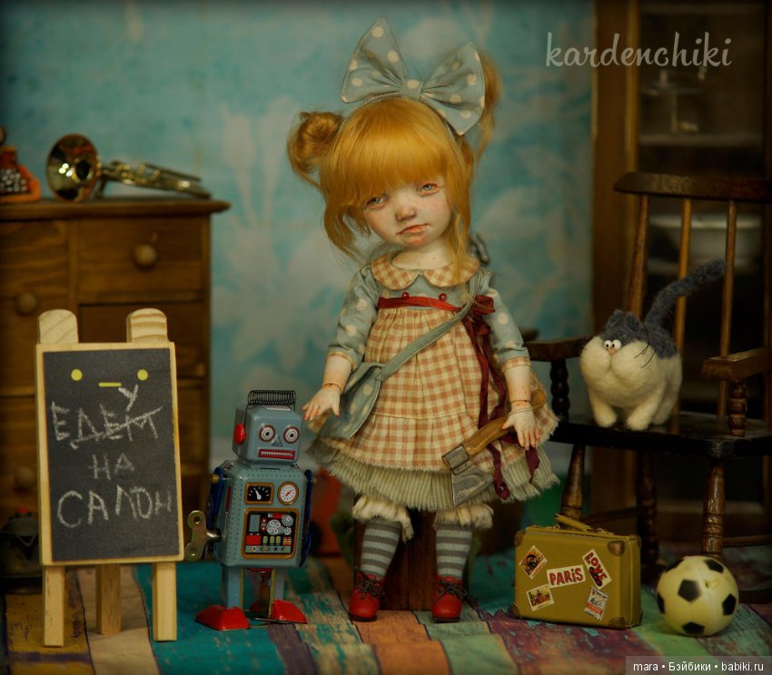 Новые девочки на выставку от Kardenchiki art dolls