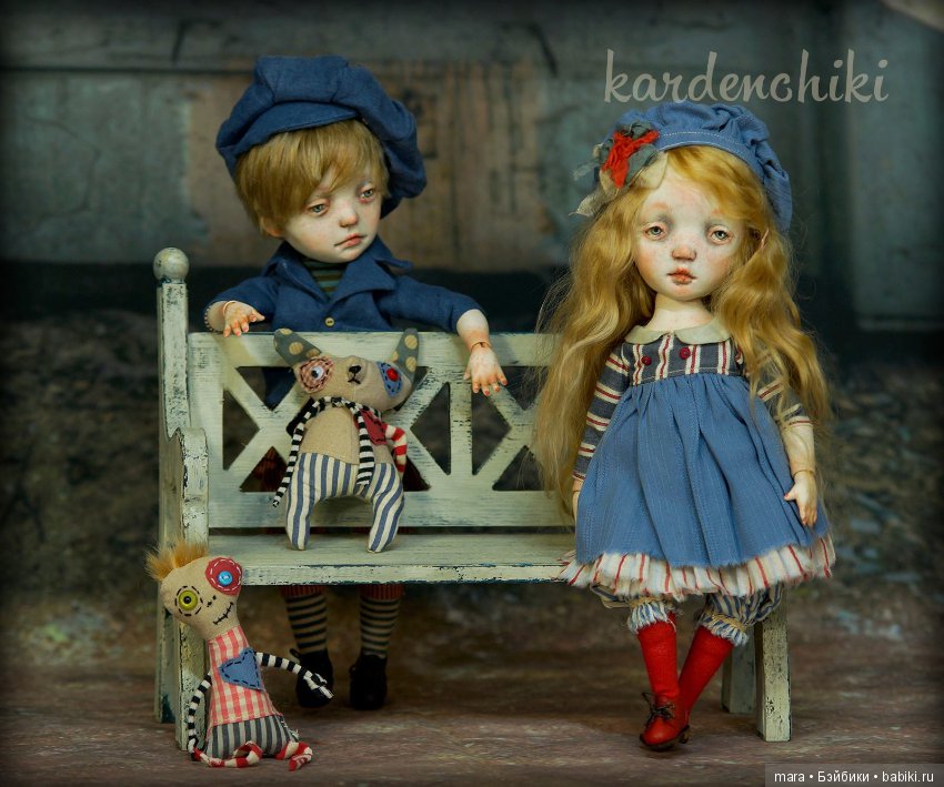 Новые девочки на выставку от Kardenchiki art dolls
