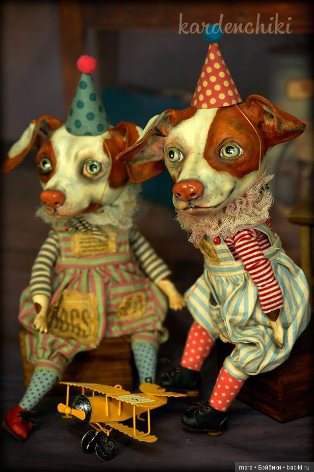 Дрессированные собачки и кот от Kardenchiki art dolls (фото 5)