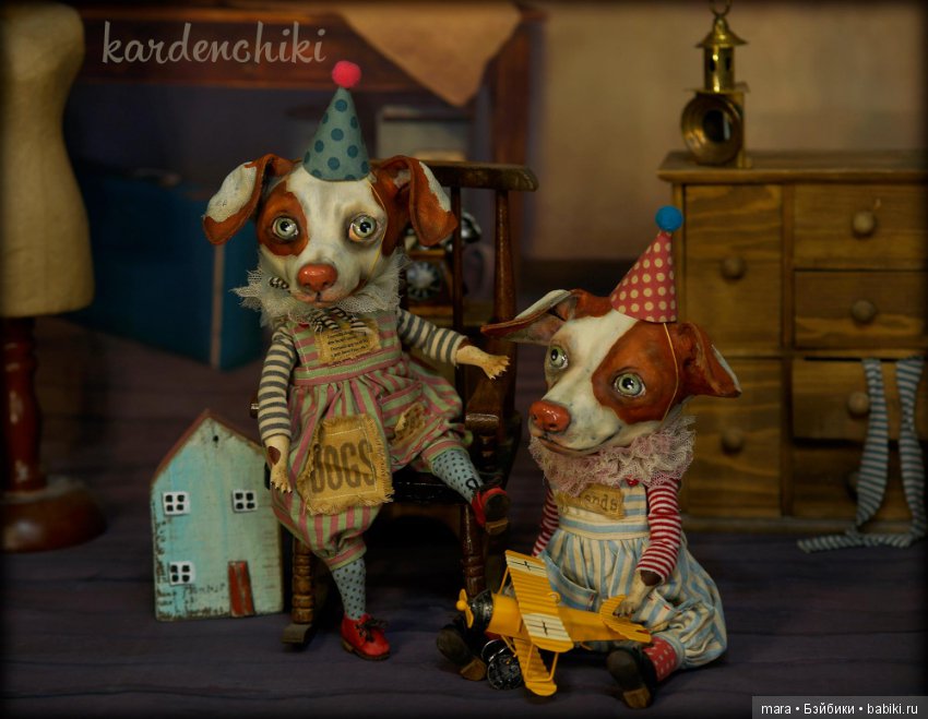 Дрессированные собачки и кот от Kardenchiki art dolls (фото 7)