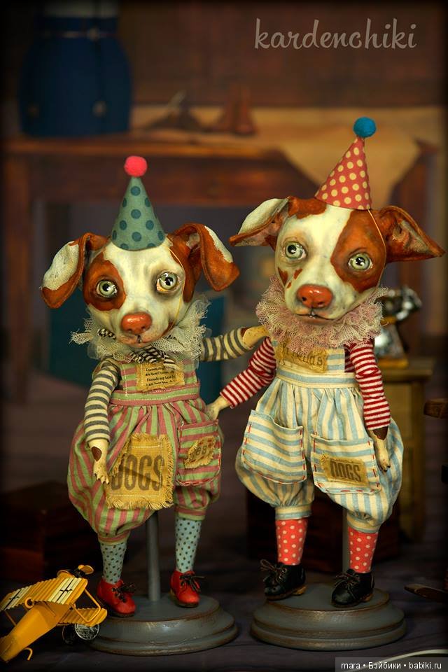 Дрессированные собачки и кот от Kardenchiki art dolls (фото 4)