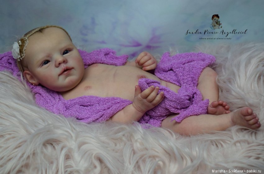 Малышка реборн Blair, скульптор Bonnie Sieben (фото 9)