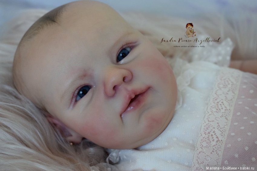 Малышка реборн Blair, скульптор Bonnie Sieben (фото 10)