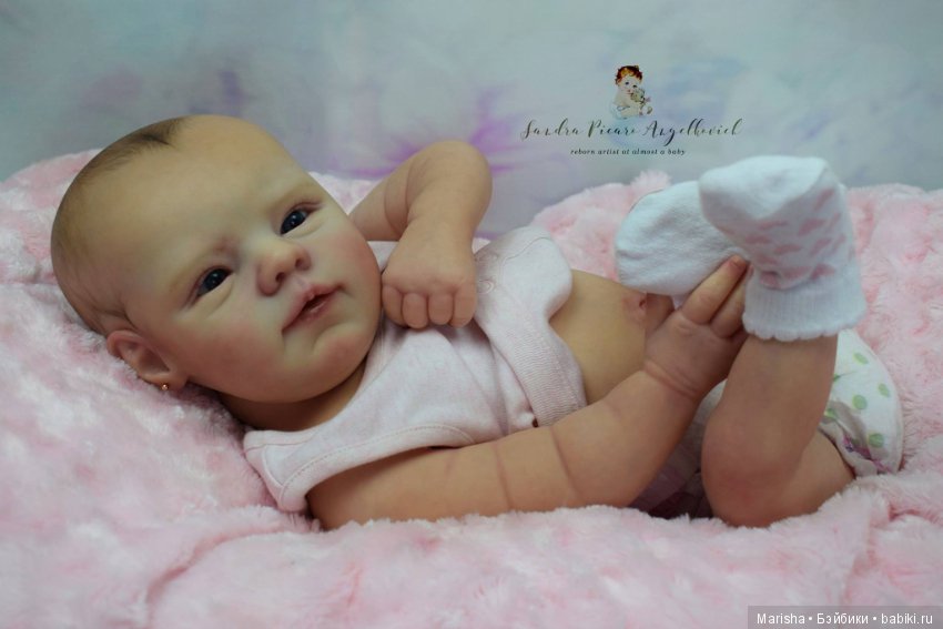 Малышка реборн Blair, скульптор Bonnie Sieben (фото 5)