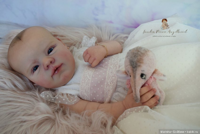 Малышка реборн Blair, скульптор Bonnie Sieben (фото 4)