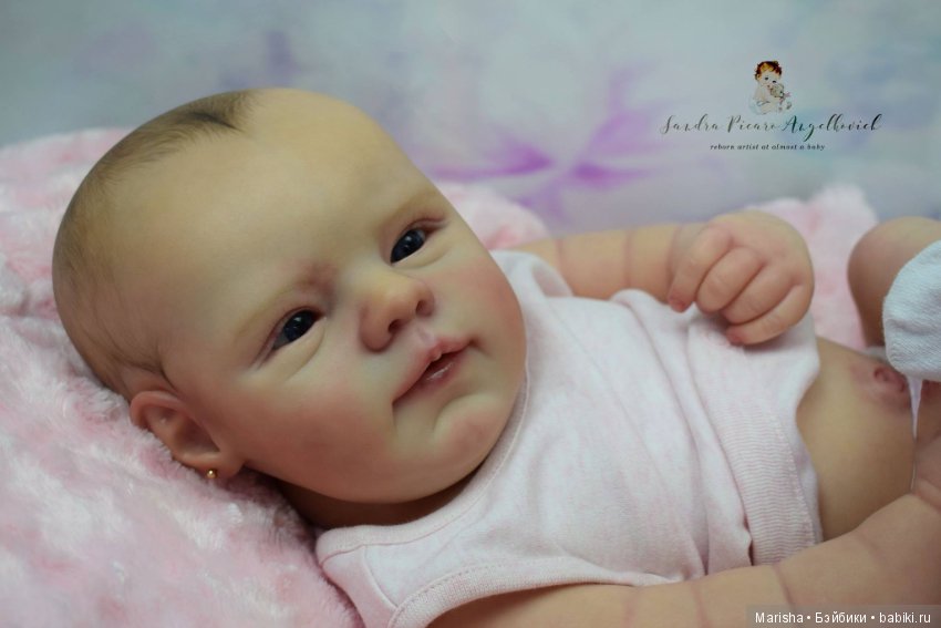 Малышка реборн Blair, скульптор Bonnie Sieben (фото 6)