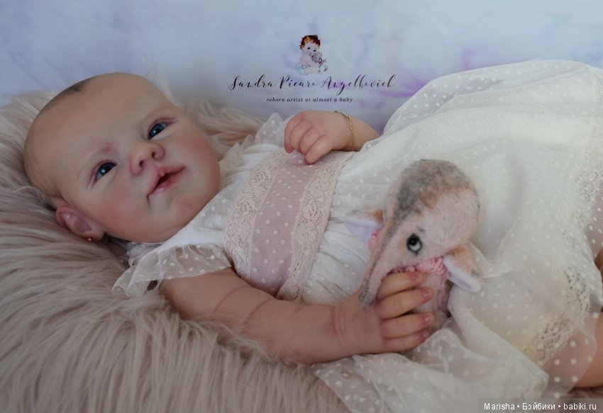Малышка реборн Blair, скульптор Bonnie Sieben (фото 8)